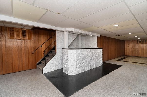 Interior, Recessed Lighting, Wooden Walls
