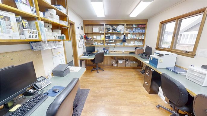 Home Office, Interior, Wood Texture Flooring