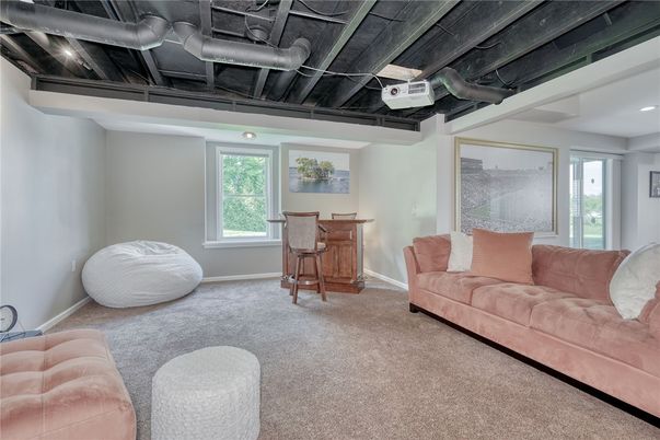 Interior, Living room, Recessed Lighting
