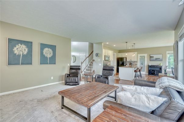 Dining room, Interior, Kitchen, Living room, Pendant Lights, Recessed Lighting