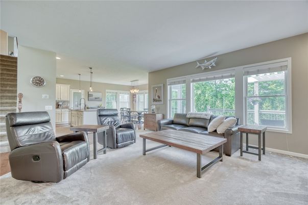 Dining room, Interior, Living room, Pendant Lights, Recessed Lighting