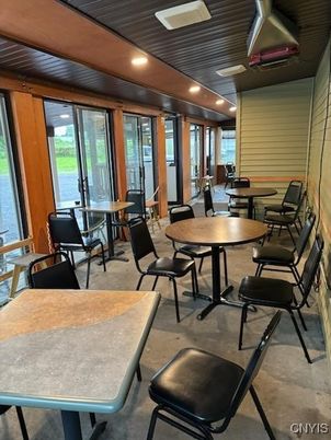 Dining room, Interior, Recessed Lighting, Water