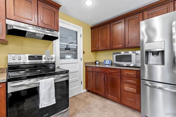 Interior, Kitchen, Recessed Lighting, Stainless Steel Appliances