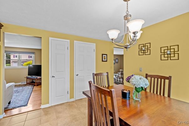 Chandelier, Dining room, Interior, Pendant Lights, Wood Texture Flooring