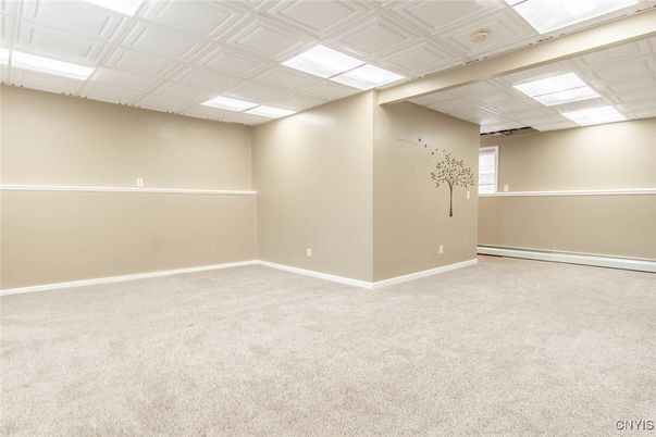 Empty room, Interior, Recessed Lighting