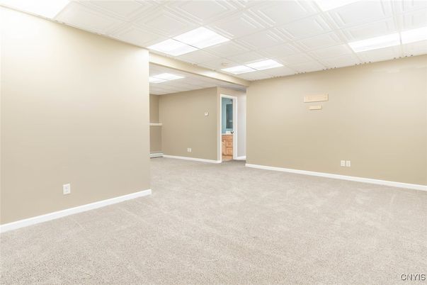 Empty room, Interior, Recessed Lighting