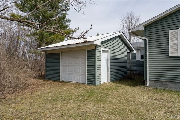 Backyard, Detached Garage, Exterior