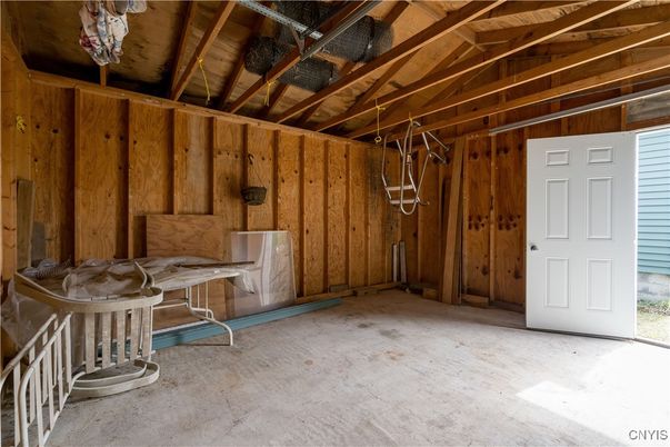 Empty room, Interior, Wooden Beams, Wooden Ceilings, Wooden Walls