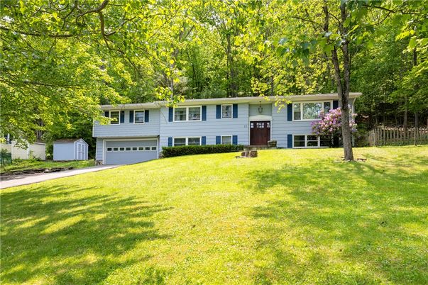 Attached, Backyard, Exterior, Facade, Raised Ranch