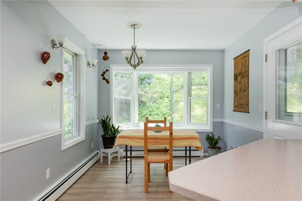 Chandelier, Dining room, Interior, Pendant Lights, Wood Texture Flooring