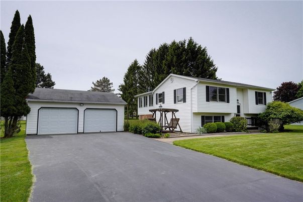 Attached, Backyard, Exterior, Facade, Raised Ranch