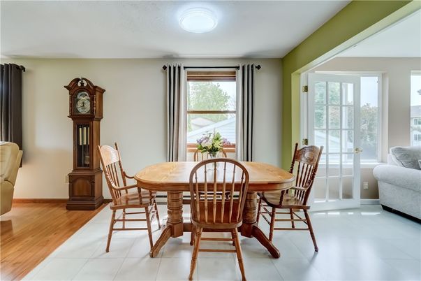 Dining room, Interior, Wood Texture Flooring