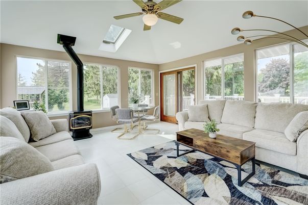 Fireplace, Interior, Living room, Sun Room