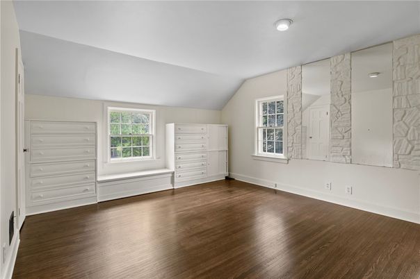 Empty room, Interior, Marble Walls, Wood Texture Flooring