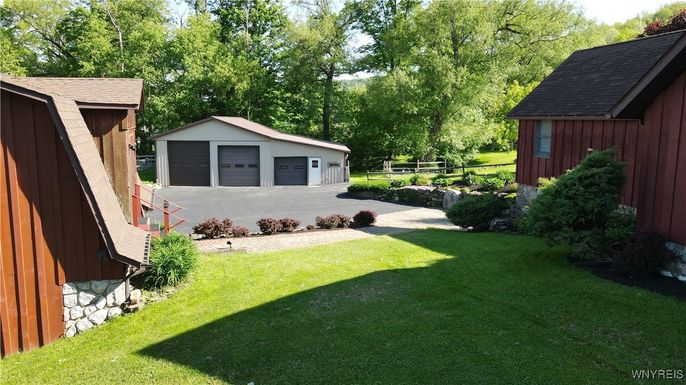 Backyard, Detached Garage, Exterior
