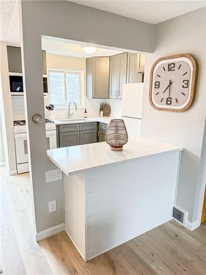 Interior, Kitchen, Wood Texture Flooring