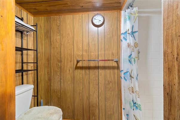 Bathroom, Interior, Wooden Walls