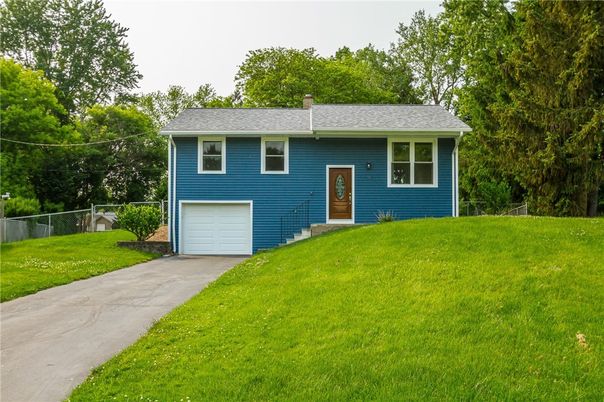 Attached, Backyard, Exterior, Facade, Raised Ranch