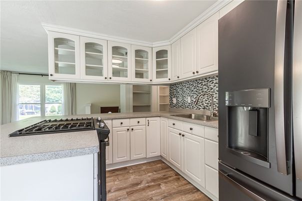 Interior, Kitchen, Wood Texture Flooring