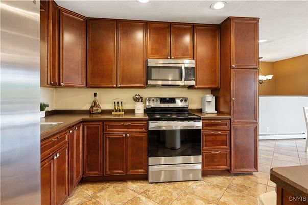 Interior, Kitchen, Recessed Lighting, Stainless Steel Appliances