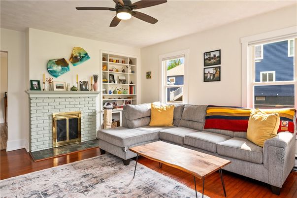 Fireplace, Interior, Living room, Wood Texture Flooring