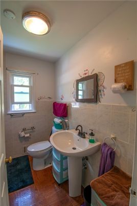 Bathroom, Interior, Wood Texture Flooring