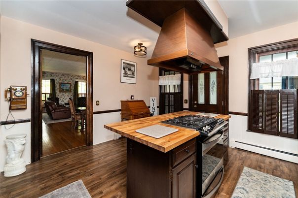 Interior, Kitchen, Wood Texture Flooring