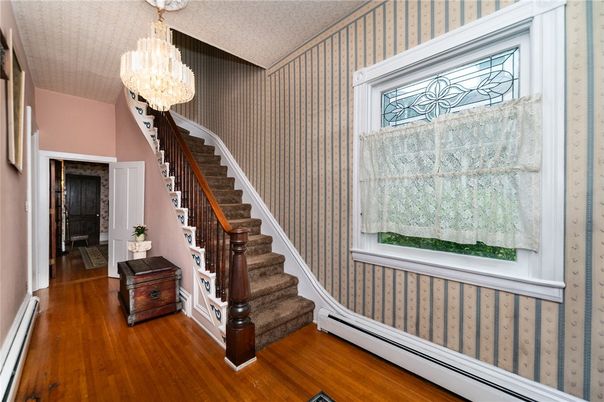 Chandelier, Interior, Wood Texture Flooring