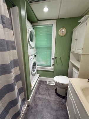 Bathroom, Interior, Recessed Lighting, Utility Closets, Washer