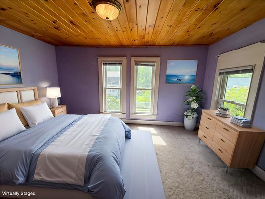 Bedroom, Interior, Wooden Ceilings