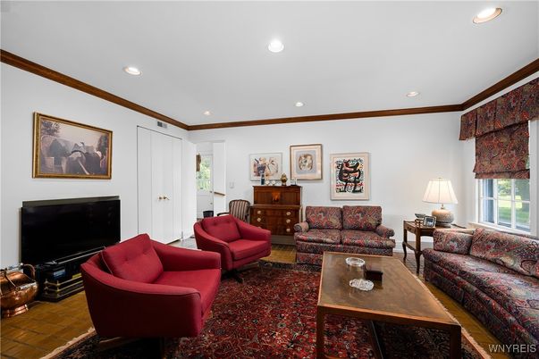 Interior, Living room, Recessed Lighting