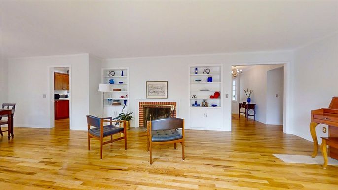 Fireplace, Interior, Wood Texture Flooring