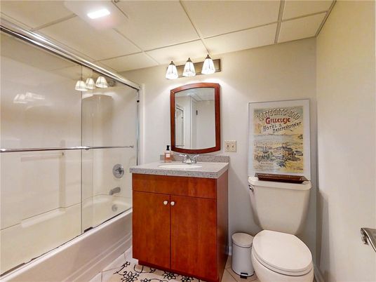 Bathroom, Glass Shower, Interior