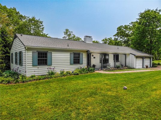 Attached, Backyard, Exterior, Facade, Cape Cod