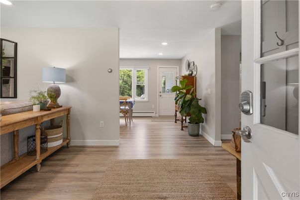 Interior, Recessed Lighting, Wood Texture Flooring