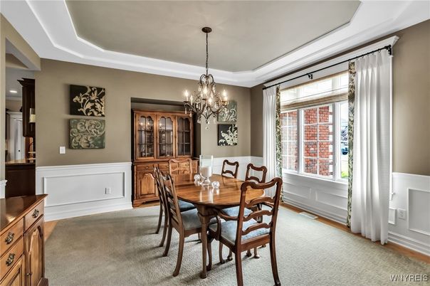 Chandelier, Dining room, Interior