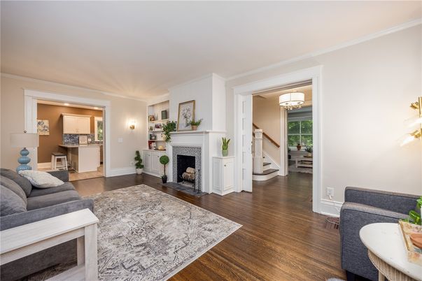 Fireplace, Interior, Living room, Wood Texture Flooring