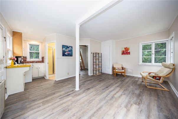Interior, Kitchen, Wood Texture Flooring