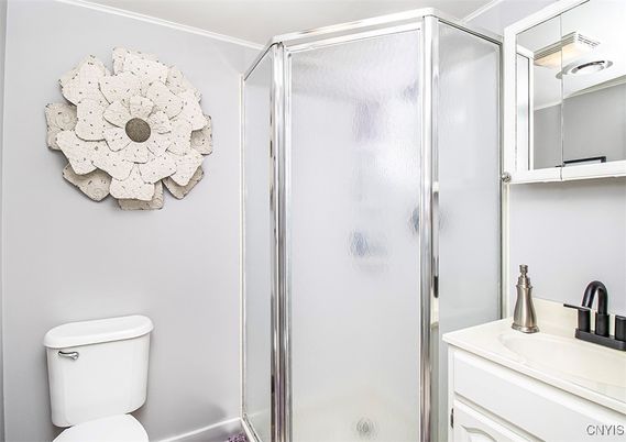 Bathroom, Glass Shower, Interior