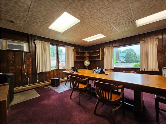 Home Office, Interior, Recessed Lighting, Wooden Walls