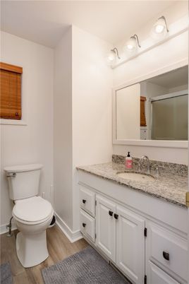 Bathroom, Interior, Wood Texture Flooring