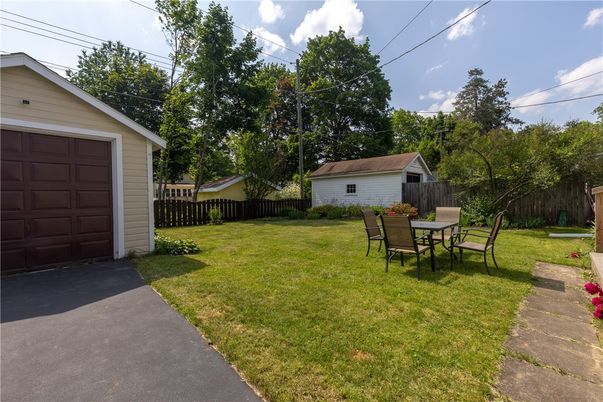 Backyard, Detached Garage, Exterior