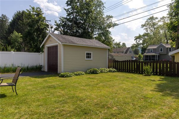 Backyard, Detached Garage, Exterior