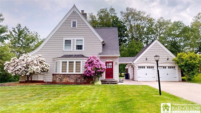 Attached, Backyard, Exterior, Facade, Brick Traditional