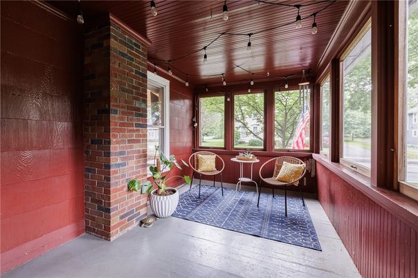 Interior, Stone Walls, Sun Room