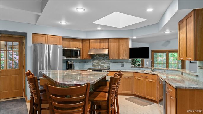 Interior, Kitchen, Recessed Lighting, Stainless Steel Appliances