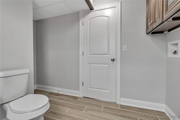 Bathroom, Interior, Wood Texture Flooring