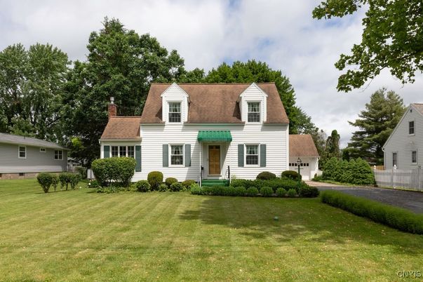 Attached, Backyard, Exterior, Facade, Cape Cod
