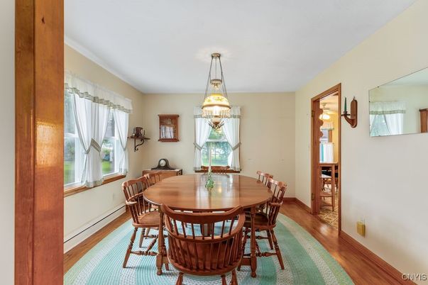 Dining room, Interior, Wood Texture Flooring