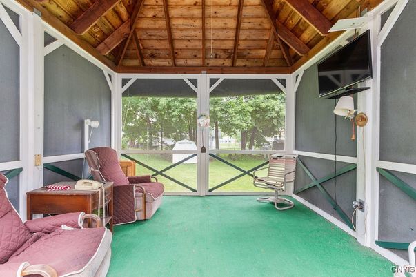 Interior, Sun Room, Wooden Beams, Wooden Ceilings